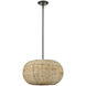 Bemo 1 Light 17.5 inch Oiled Bronze Pendant Ceiling Light